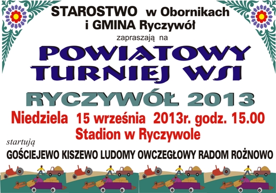 Powiatowy Turniej Wsi w Ryczywole