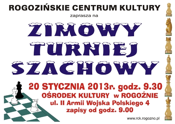 Zimowy Turniej Szachowy - 20.01.2013