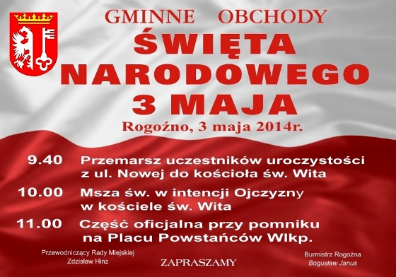 Rogoźno 3 Maja 2014