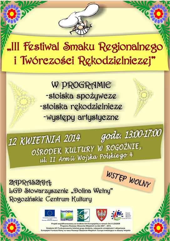 III Festiwal Smaku Regionalnego i Twórczości Rękodzielniczej