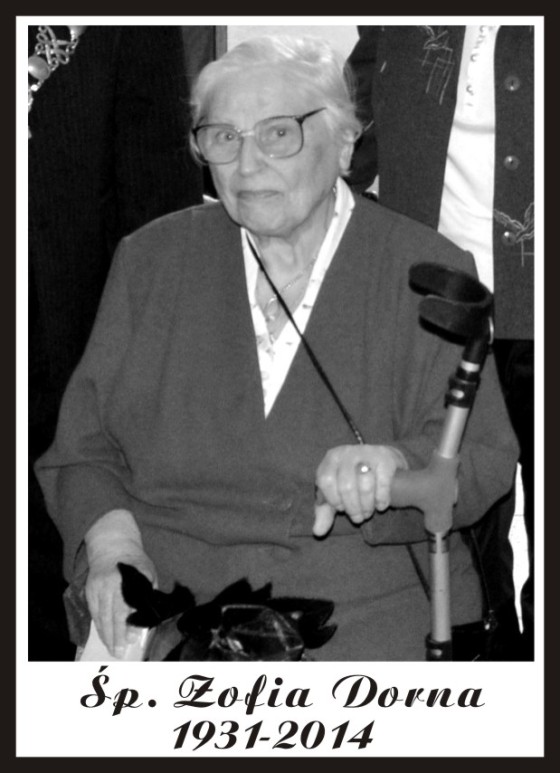 Śp. Zofia Dorna (1931-2014)