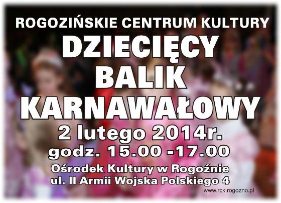 Dziecięcy Balik Karnawałowy 2014