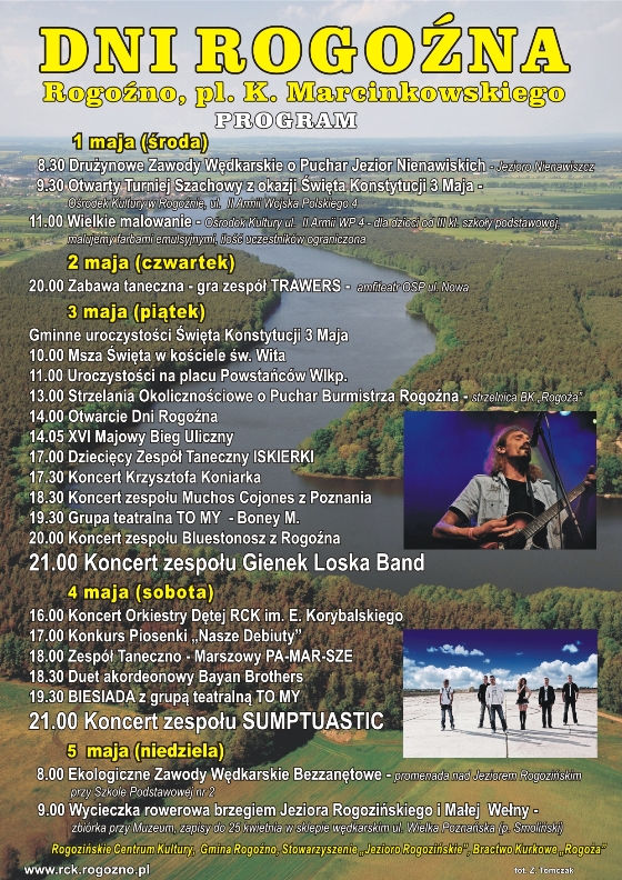 Dnia Rogoźna 2013 - program