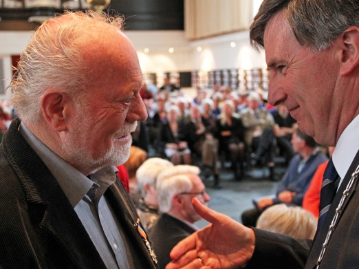 Fokke Sanders i burmistrz Emmen