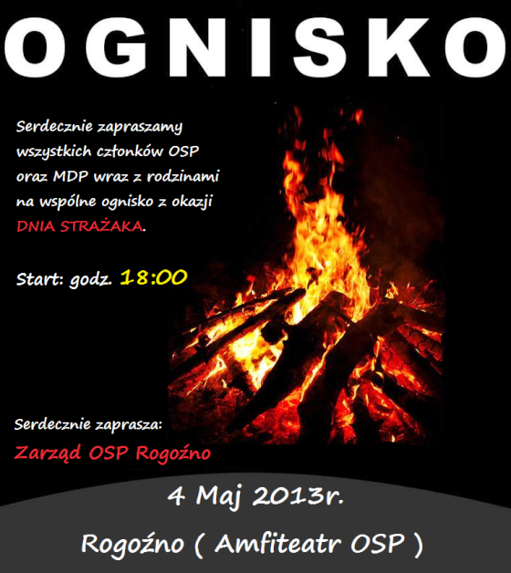 Ognisko OSP Rogoźno - 04.05.2013