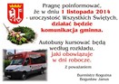 Komunikacja we Wszystkich Świętych!!