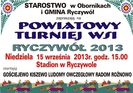 Powiatowy Turniej Wsi w Ryczywole - zapraszamy!