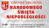 Zapraszamy na obchody Święta Niepodległości