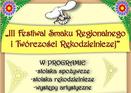 III Festiwal Smaku Regionalnego i Twórczości Rękodzielniczej