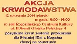 Akcja krwiodawstwa - pomagamy Majce